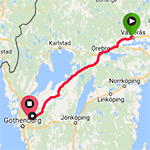 Bilresa Västerås till Gråbo