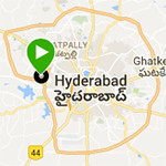 Bansträckning Hyderabad