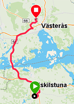 Bilresa hem till Västerås inklusive promenad
