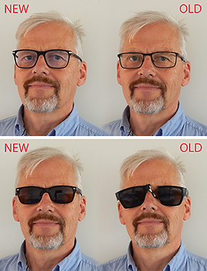 Nya och gamla glasögon