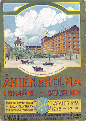 Åhlén & Holm 1915